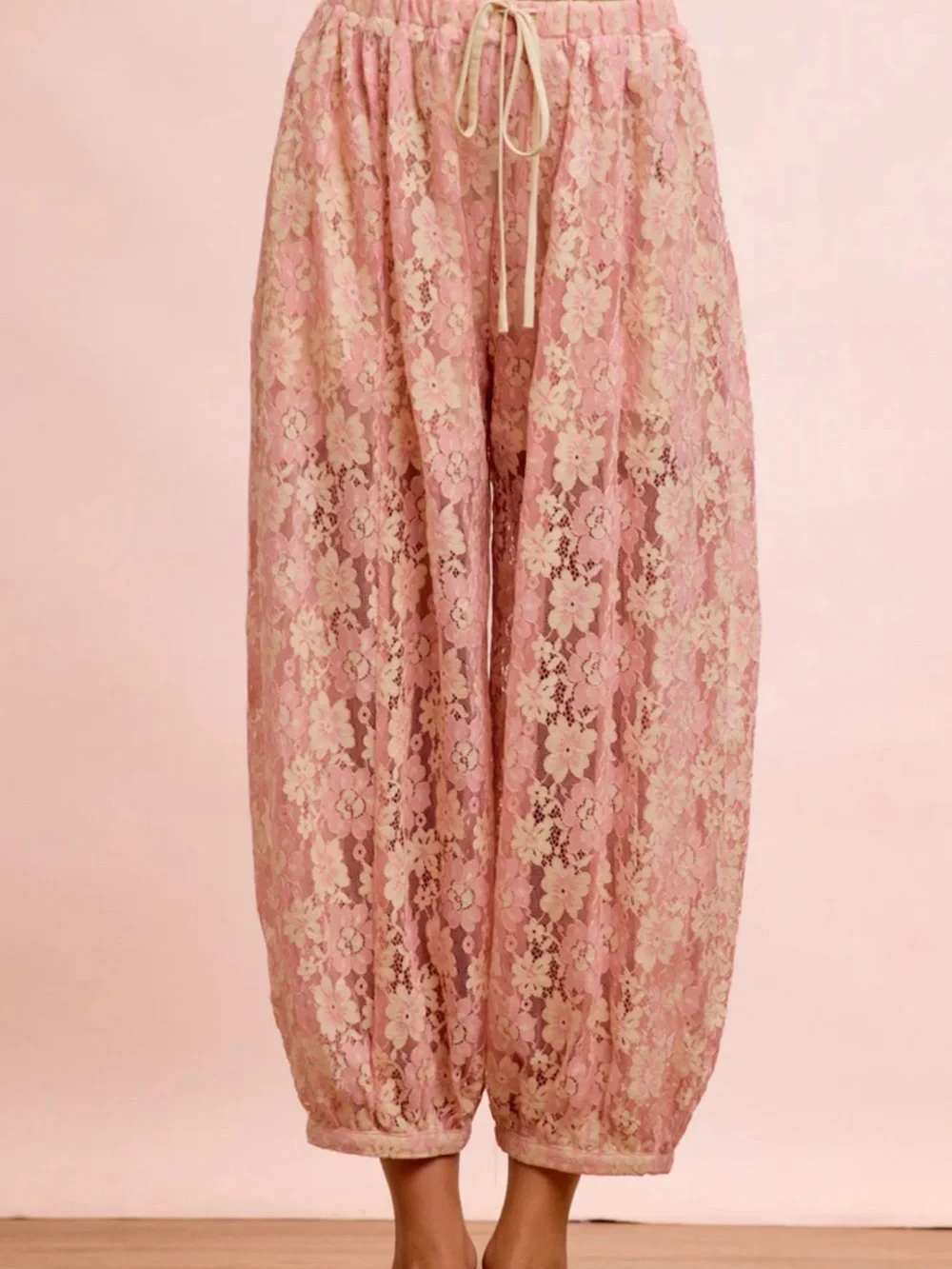 💕Bibi Lace Drawstring Balloon Pants - Picture 6 of 12